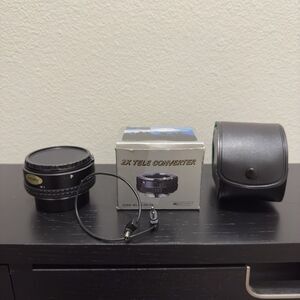Focal MC 2X Tele Converter for Minolta MD Mount Lens with Box‎ and Case Japan